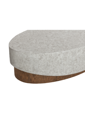 Gray Concrete Indoor/Outdoor Coffee Table | Splendido Leda | Oroa.com