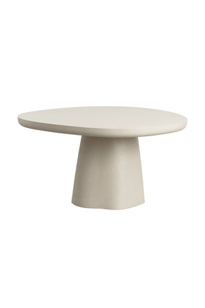 Modern European furniture - Sculptural Indoor/Outdoor Concrete Dining Table - www.oroa.com