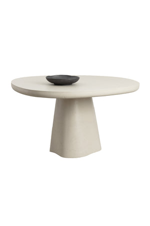 Modern European furniture - Sculptural Indoor/Outdoor Concrete Dining Table - www.oroa.com