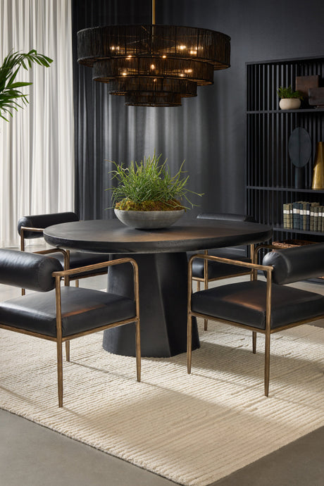 Modern European furniture - Sculptural Indoor/Outdoor Concrete Dining Table - www.oroa.com
