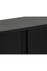 Modern European furniture - Black Oak 4-Door Sideboard - www.oroa.com