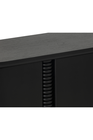   Modern European furniture - Black Oak 4-Door Sideboard - www.oroa.com | Oroa.com