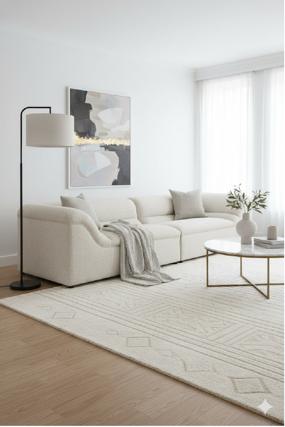 Modern Minimalist Fabric Sofa | Splendido Gladys | Oroa.com