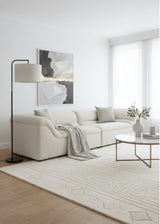 Modern European furniture - Modern Minimalist Fabric Sofa - www.oroa.com