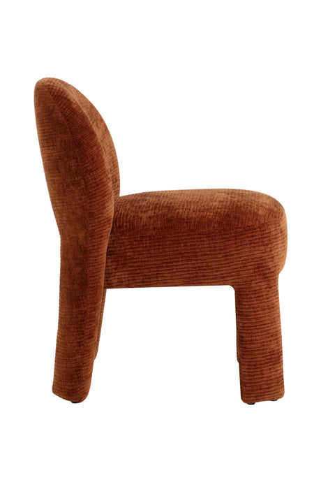Modern European furniture - Ribbed Fabric Dining Chair - www.oroa.com