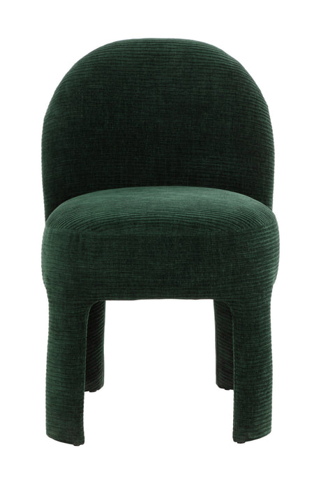 Modern European furniture - Ribbed Fabric Dining Chair - www.oroa.com