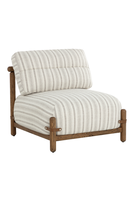 Modern European furniture - Stripe Pattern Lounge Chair - www.oroa.com