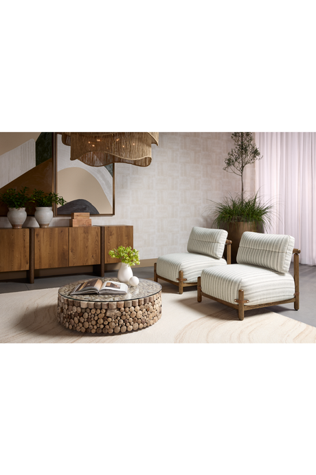 Stripe Pattern Lounge Chair | Splendido Holst