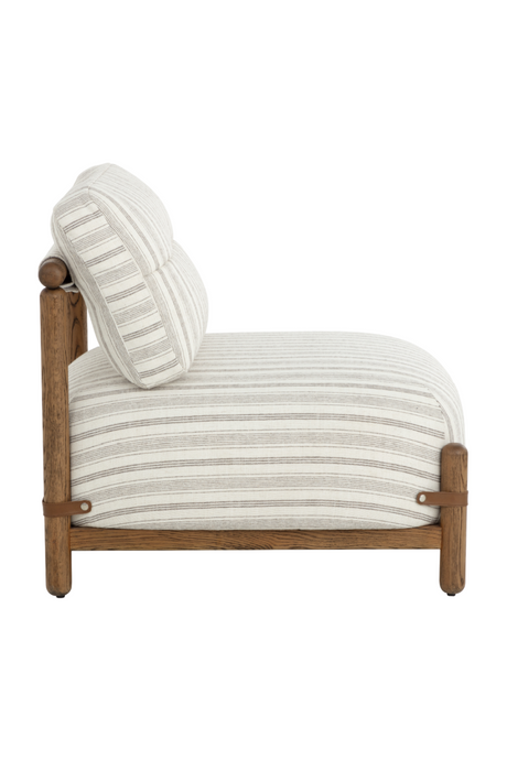 Modern European furniture - Stripe Pattern Lounge Chair - www.oroa.com