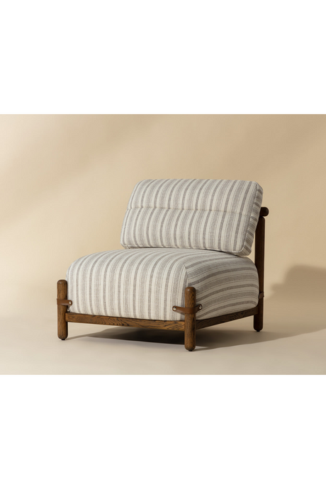 Modern European furniture - Stripe Pattern Lounge Chair - www.oroa.com