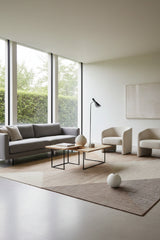 Modern European furniture - Hand-Woven Textured Area Rug - www.oroa.com