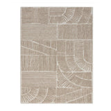 Taupe Wool-Viscose Area Rug by Splendido Corinthia – OROA