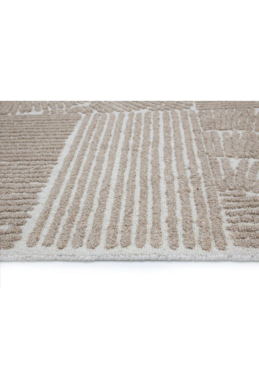 Taupe Wool-Viscose Area Rug | Splendido Corinthia | Oroa.com