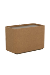 Modern European furniture - Leather-Look 2-Drawer Nightstand - www.oroa.com