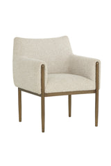 Bronze Legged Dining Armchair Modern European furniture - www.oroa.com