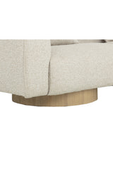 Modern European furniture - Round Oak Base Sofa - www.oroa.com