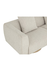 Modern European furniture - Round Oak Base Sofa - www.oroa.com