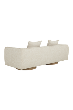 Round Oak Base Sofa | Splendido Mattis