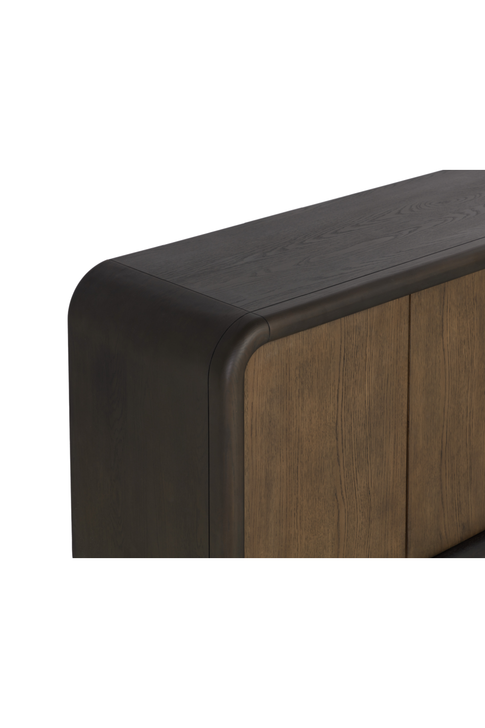 Modern European furniture - Brown Oak 4-Door Sideboard - www.oroa.com