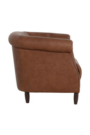 Leather Chesterfield Lounge Chair | Splendido Marjorie