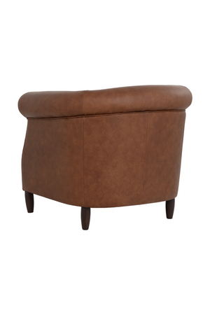 Leather Chesterfield Lounge Chair | Splendido Marjorie