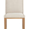 Modern European furniture - Rustic Oak Base Dining Chairs (2) - www.oroa.com