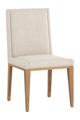 Modern European furniture - Rustic Oak Base Dining Chairs (2) - www.oroa.com