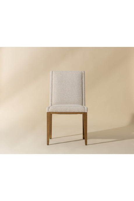Modern European furniture - Rustic Oak Base Dining Chairs (2) - www.oroa.com