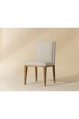 Modern European furniture - Rustic Oak Base Dining Chairs (2) - www.oroa.com