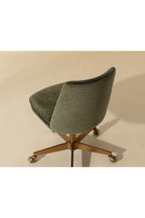 Modern European furniture - Matte Gold Base Office Chair - www.oroa.com