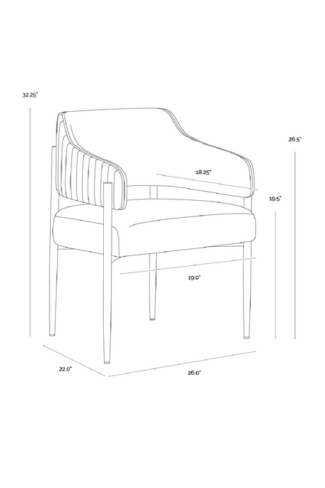 Modern European furniture - Cream Leather Dining Armchair - www.oroa.com