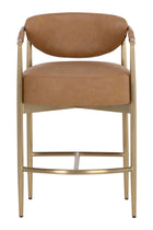 Modern European furniture - Curved Back Counter Stool - www.oroa.com