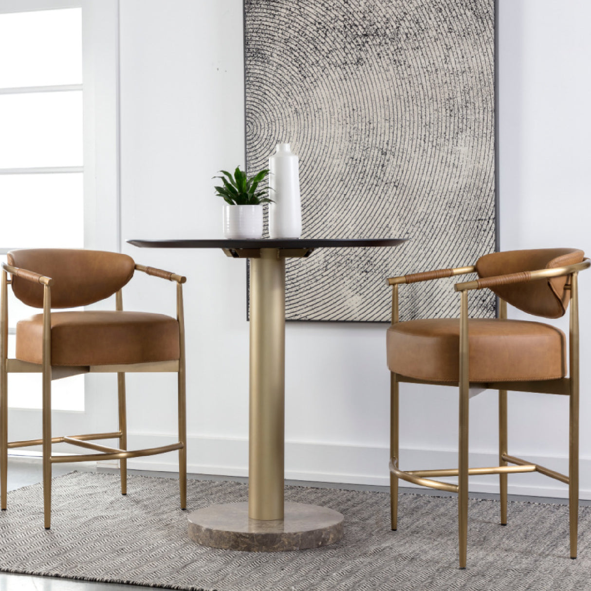   Curved Back Counter Stool | Oroa.com