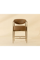 Modern European furniture - Curved Back Counter Stool - www.oroa.com
