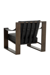 Modern European furniture - Leather Strapped Lounge Chair - www.oroa.com