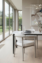 Modern European furniture - Sleek Indoor/Outdoor Wicker-Wrapped Dining Armchair - www.oroa.com