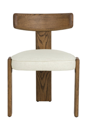 Oak Framed 3-Legged Dining Chairs (2) by Splendido Horton
