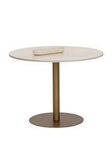 Modern European furniture - White Marble Round Bistro Table - www.oroa.com