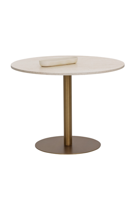 Modern European furniture - White Marble Round Bistro Table - www.oroa.com
