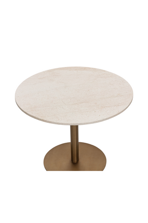 White Marble Round Bistro Table | Splendido Iska