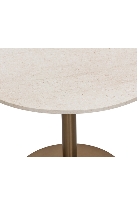 Modern European furniture - White Marble Round Bistro Table - www.oroa.com