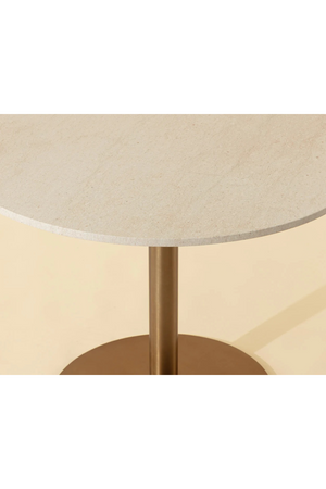 White Marble Round Bistro Table | Splendido Iska | Oroa.co