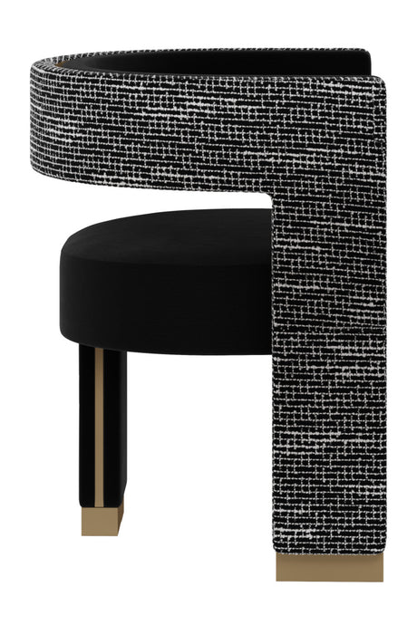Modern European furniture - Curved 3-Legged Dining Chair - www.oroa.com