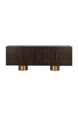 Modern European furniture - Maple Burl 4-Door Sideboard - www.oroa.com