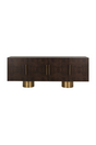 Modern European furniture - Maple Burl 4-Door Sideboard - www.oroa.com