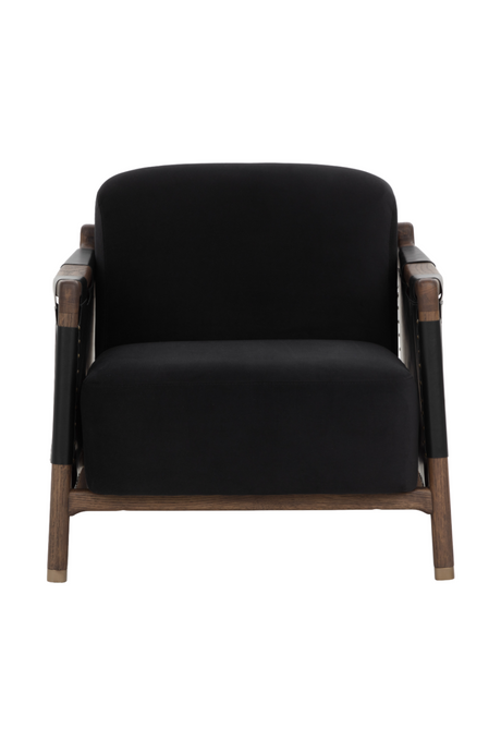 Modern European furniture - Solid Oak Framed Lounge Chair - www.oroa.com