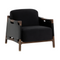 Modern European furniture - Solid Oak Framed Lounge Chair - www.oroa.com