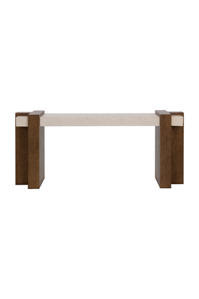 Interlocked Wooden Legs Console Table by Splendido Minerva