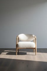 Modern European furniture - Oak Framed Lounge Chair - www.oroa.com