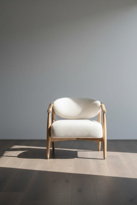 Modern European furniture - Oak Framed Lounge Chair - www.oroa.com